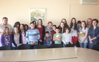 Načelnik Općine sa učenicima Osnovne škole